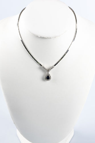 Collier Parure diamants et saphirs 58 Facettes CLDSABODSAOC56-1