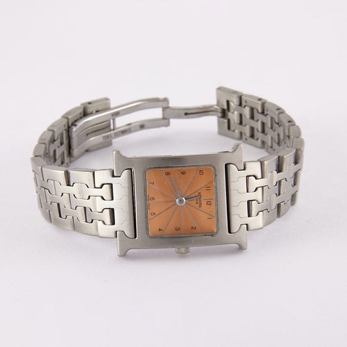 Montre HERMES - montre-bracelet métallique quartz 58 Facettes
