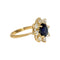 Bague 53 Bague Marguerite Saphir et Diamants 58 Facettes 1-1222/5
