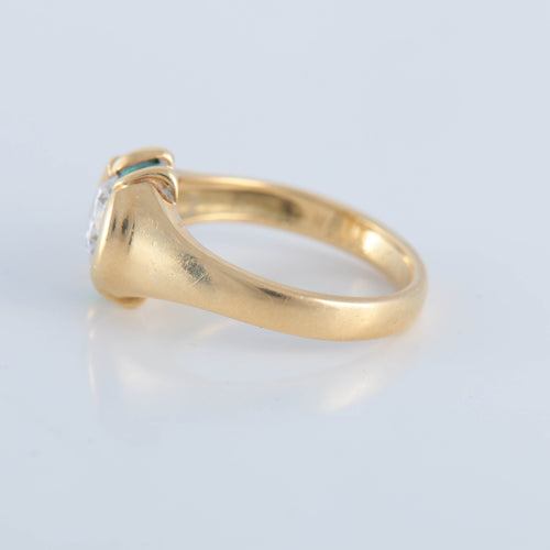 Bague Bague Mellerio diamant émeraude 58 Facettes