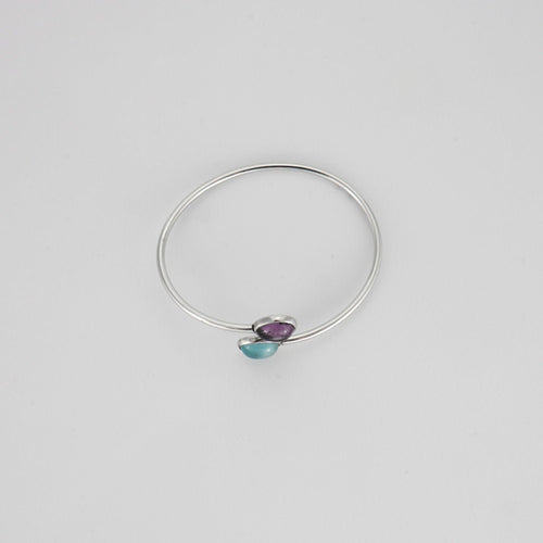 Bracelet Bracelet Jonc Pierres 58 Facettes