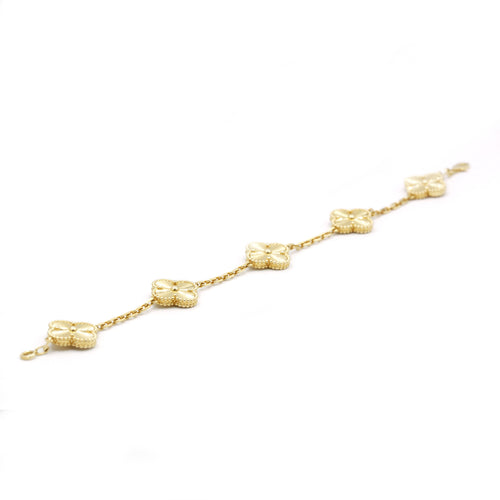 Bracelet Bracelet VAN CLEEF AND ARPELS "Alhambra" or jaune 58 Facettes R220077