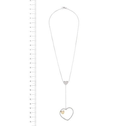 Collier Collier Coeur diamants et citrine 58 Facettes 28512