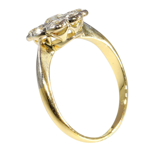 Bague 51 bague Marguerite diamants Art Déco 58 Facettes 23212-0300