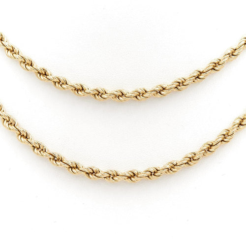 Collier Collier Maille corde Or jaune 58 Facettes 1696360CN