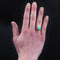 Bague 54 Bague vintage turquoise or rose 58 Facettes 23-001