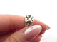 Bague 54 vintage bague HERMES olympus double 54 argent massif 925 & or jaune 18k 58 Facettes 255539