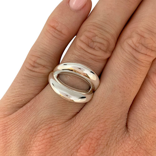 Bague 50 Bague Mauboussin, "Twins", or blanc. 58 Facettes 31375