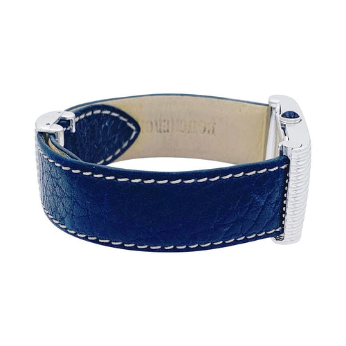 Montre Montre Boucheron, "Reflet", acier, cuir. 58 Facettes 32684