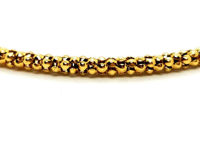 Bracelet Bracelet Maille pop corn OR Jaune 58 Facettes 1670282CN