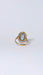 Bague 58.5 Bague pré-aimée en or 14 carats avec un spinelle bleu de 5,54 carats 58 Facettes 2310012