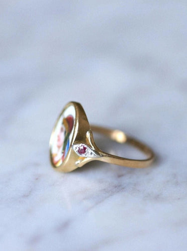 Bague Bague Art Déco Egyptomania 58 Facettes