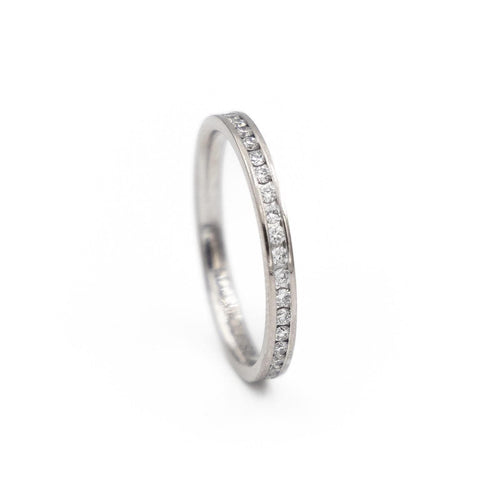 Bague 53 Mauboussin Bague Alliance Or blanc Diamant 58 Facettes 1783262CN