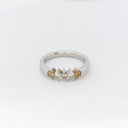 Bague 52 Bague or blanc et diamants 58 Facettes 27781