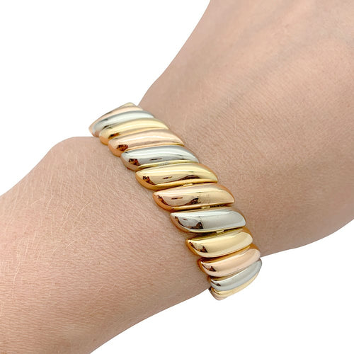 Bracelet Bracelet Poiray en trois tons d'or. 58 Facettes 31570