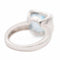 Bague 51 Poiray Bague Cocktail Filles Antik Or blanc Topaze 58 Facettes 2623850CN
