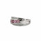 Bague 51 BAGUE "DIMONA" SAPHIRS DIAMANTS 58 Facettes BO/230063