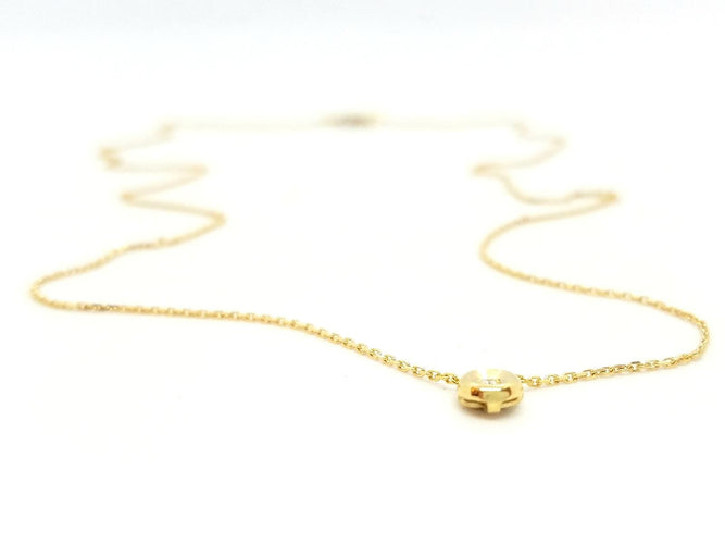 Collier Collier Or jaune Diamant 58 Facettes 579065RV