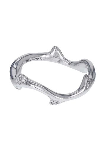 Bague 52 Bague DIOR Bois de Rose Or blanc et Diamants 58 Facettes 62133-57998