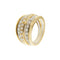 Bague 53 Anello a fascia con diamanti 58 Facettes 32987