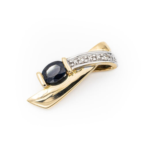 Pendentif Pendentif Or jaune Saphir 58 Facettes 2172838CN