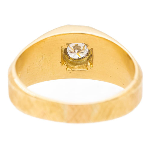 Bague 57 Bague solitaire or jaune diamant 58 Facettes 2308983CN