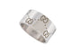 Bague 52 bague GUCCI icon monogramme gg en or blanc 18k 58 Facettes 256723