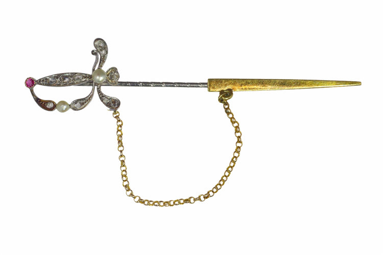 Broche Broche antique, diamants 58 Facettes 22274-0133