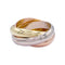 Bague 49 Bague Cartier, Trinity", trois ors. 58 Facettes 32258