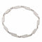 Bracelet Dinh Van Bracelet Seventies Or blanc Diamant 58 Facettes 577646GD