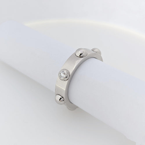 Bague Bague "Clous" signée Louis Vuitton en or blanc et diamant 58 Facettes 24503