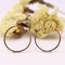 Boucles d'oreilles Créoles fines, or jaune 58 Facettes