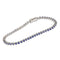 Bracelet Bracelet tennis en or blanc et saphirs 58 Facettes G2883