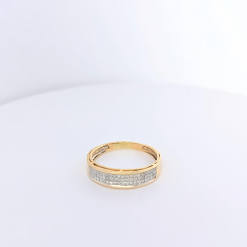 Bague Bague en or jaune et diamants 58 Facettes 25030