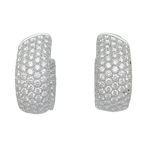 Boucles d'oreilles Boucles d'oreilles Cartier "Lakarda" en or blanc, diamants. 58 Facettes 31541