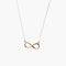 Collier COLLIER « INFINITY » OR 58 Facettes BO/220045