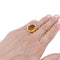 Bague 51 Bague Cartier, "Baignoire", or jaune, citrine. 58 Facettes 32936