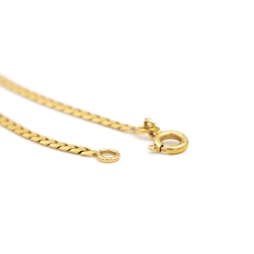 Collier Collier Maille anglaise Or jaune 58 Facettes 2218646CN