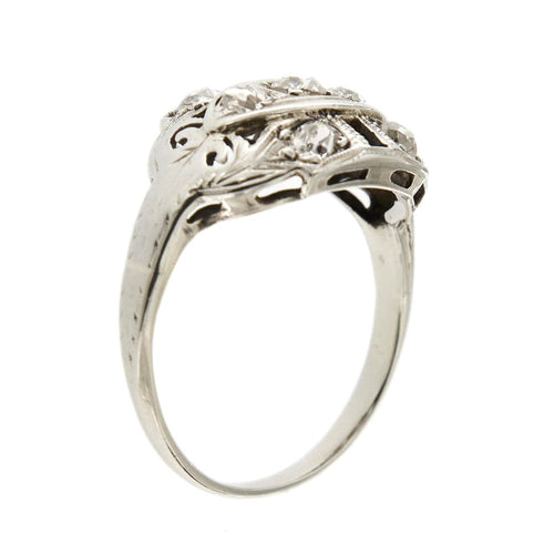 Bague 53 Bague Art Déco Diamants 58 Facettes 32201