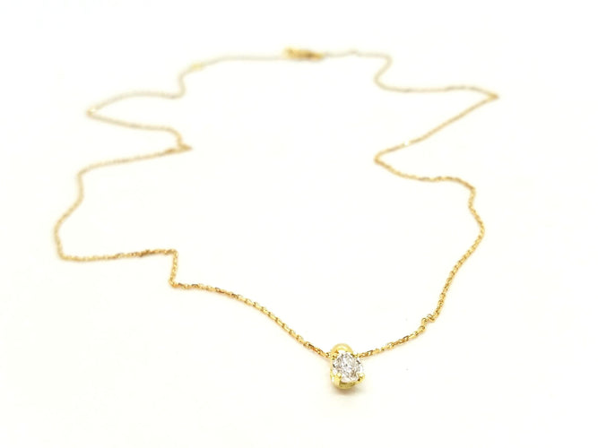 Collier Collier Chaîne + pendentif Or jaune Diamant 58 Facettes 579124RV