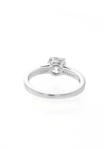 Bague 49 Bague BULGARI Solitaire en Platine 950/1000 58 Facettes 61603-57374