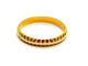 Bague 54 Bague Alliance Or jaune 58 Facettes 1168932CD