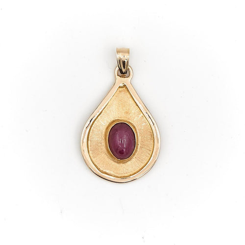 Pendentif Pendentif Or jaune Rubis 58 Facettes 1732058CN