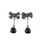 Boucles d'oreilles Boucles d'oreilles nœuds Pomellato modèle forever or gris et onyx 58 Facettes