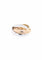 Bague 50 Bague CARTIER Trinity "Les Must de Cartier" en 3 Ors 750/1000 58 Facettes 61011-56825