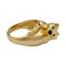 Bague 53 Bague Cartier, "Kozra", en or jaune, émeraude, onyx. 58 Facettes 31946