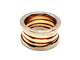 Bague 52 Bulgari Bague B.Zéro1 Or rose 58 Facettes 1244794CN