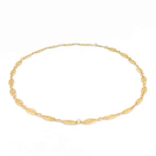 Collier Collier Maille filigrane Or jaune 58 Facettes 1907918CN