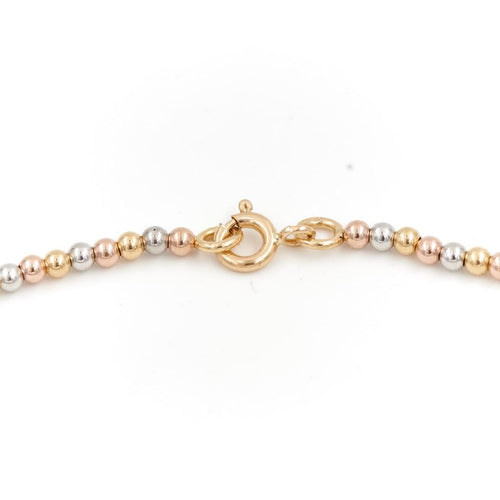 Collier Collier Boule Or blanc 58 Facettes 1887730CN