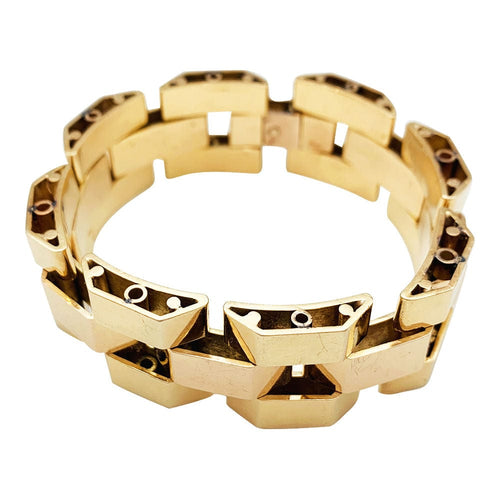 Bracelet Bracelet Tank or rose et or jaune. 58 Facettes 31160